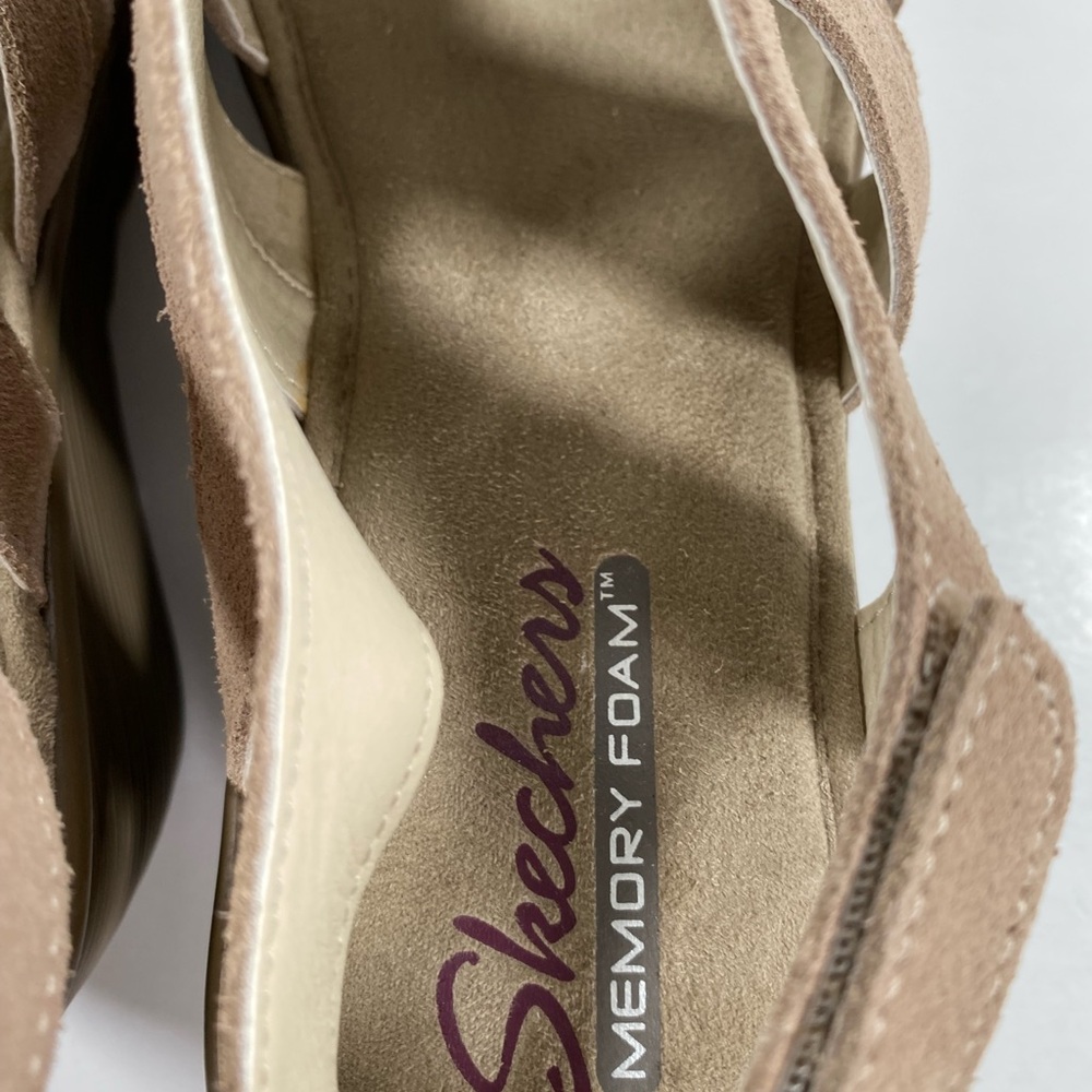 Skechers Memory Foam Parallel Stylin Wedge Heel S… - image 6